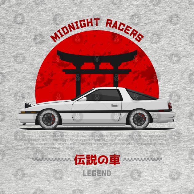 Midnight Racer White MK3 A70 JDM by GoldenTuners